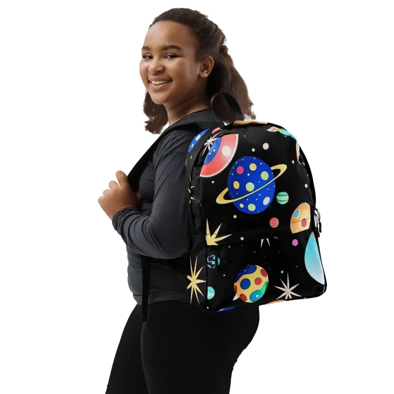 Blast off Space Lover’s Water Resistant Backpack