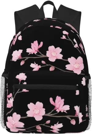 Blooming Cherry Blossoms Lightweight Packable Backpack Travel Casual Hiking Daypack Foldable Backpack For Men Women