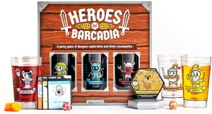 Board Game: A Dungeon Exploration Drinking Games | Compete with The First Ever Liquid Life Battle Damage System Board Games for Adults | DND Gameplay with DND Dice and Drinks!