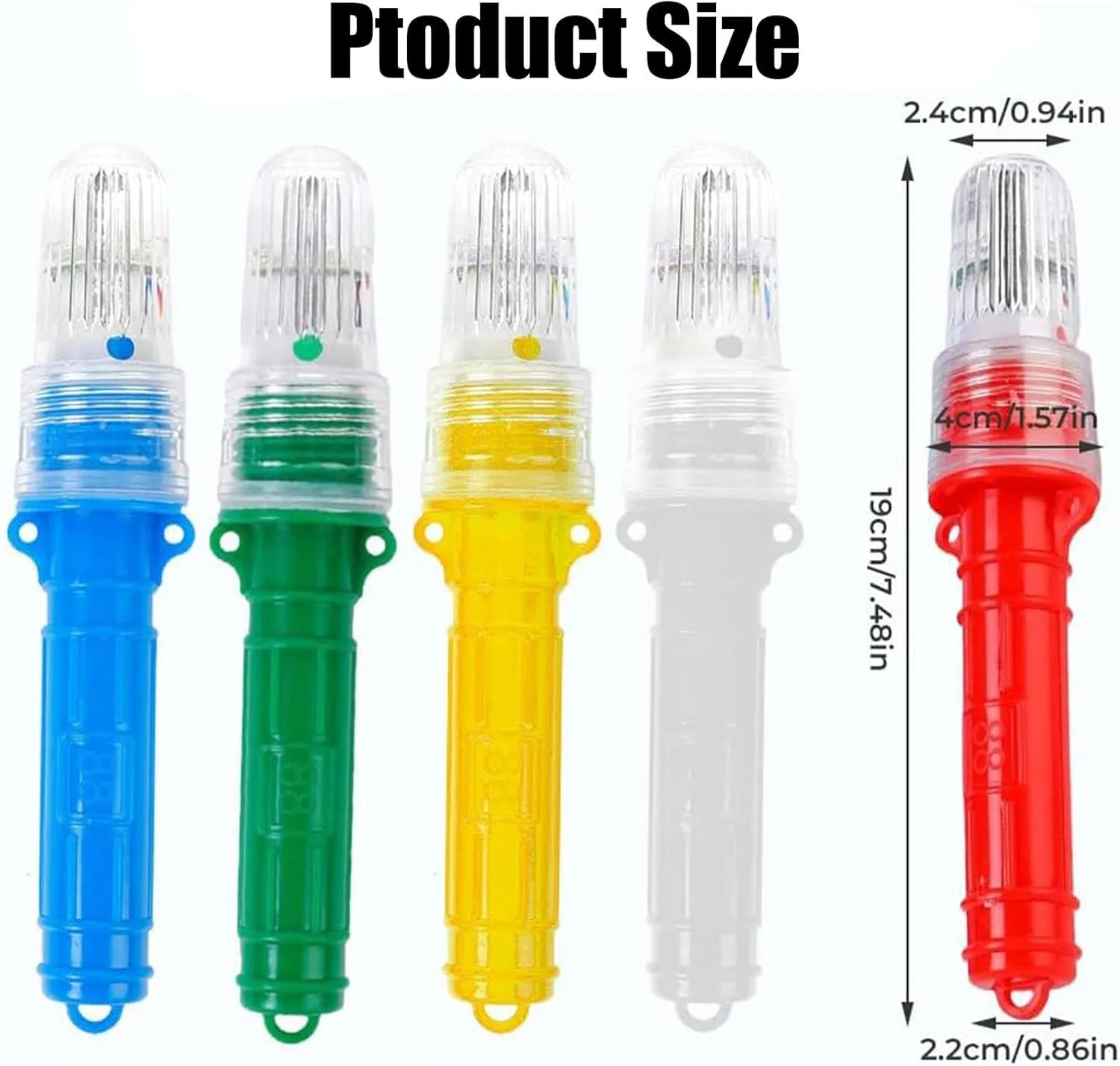 Boat Flares, 2025 New Boat Flares Coast Guard Approved Marine Kit, Waterproof Emergency Signals for Fishing Nets, Buoys & Boats, Life Rafts, Intelligent Light Control (Yellow,3Pcs)