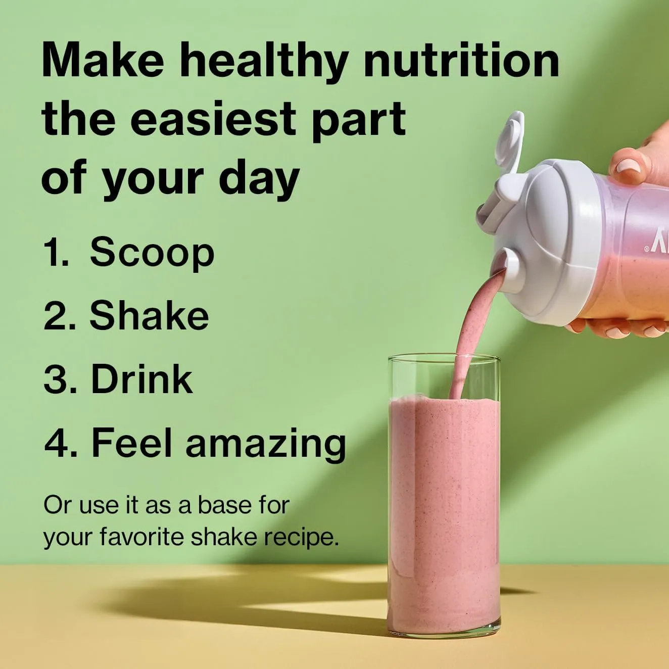 BODi Shakeology Plant Based Protein Powder Blend – Gluten-Free Shake with Vitamins and Minerals – Helps Support Weight Loss, Lean Muscle, Gut Health, Chocolate - 14 Servings