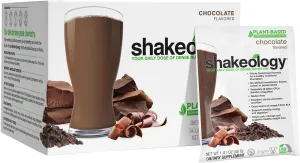 BODi Shakeology Plant Based Protein Powder Blend – Gluten-Free Shake with Vitamins and Minerals – Helps Support Weight Loss, Lean Muscle, Gut Health, Chocolate - 14 Servings
