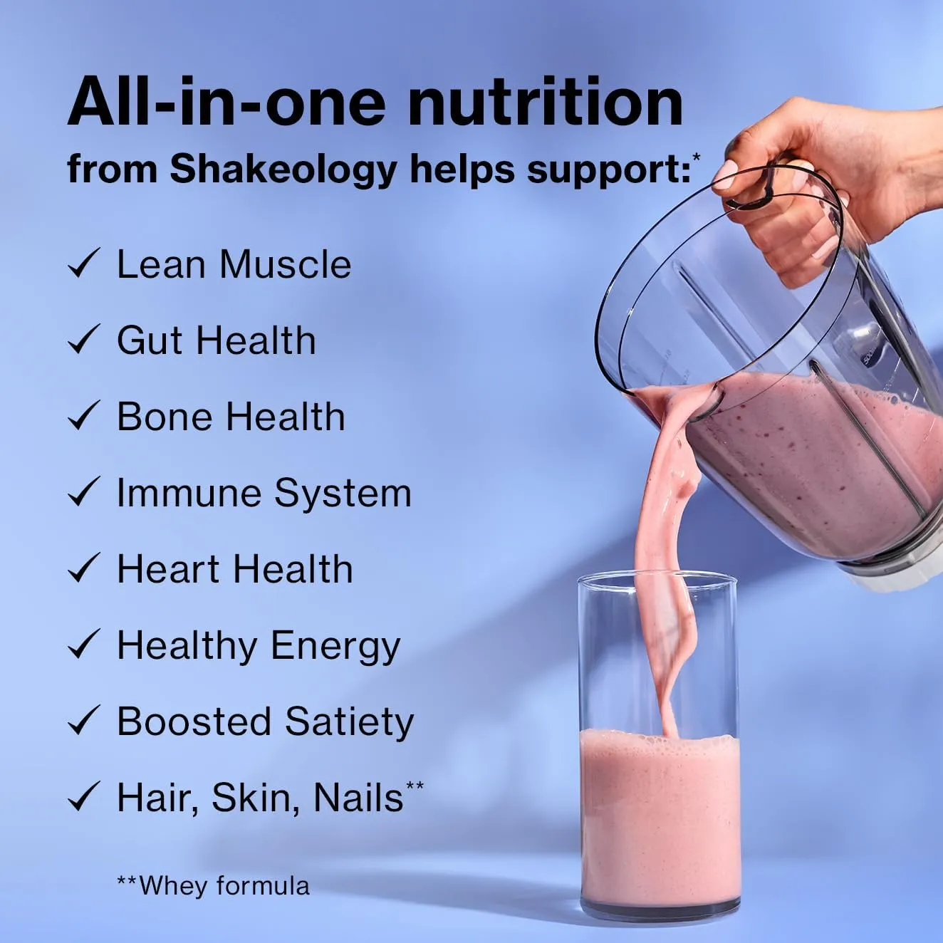 BODi Shakeology Plant Based Protein Powder Blend – Gluten-Free Shake with Vitamins and Minerals – Helps Support Weight Loss, Lean Muscle, Gut Health, Chocolate - 14 Servings