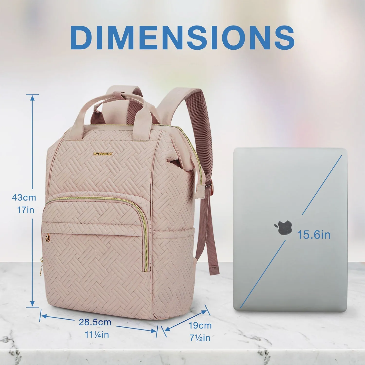 Bonchemin 15.6 Inch Backpack for Women