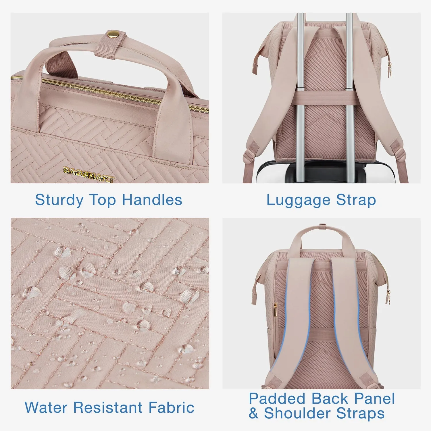 Bonchemin 15.6 Inch Backpack for Women