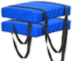 Bradley 2 Pack Type IV Boat Cushion USCG Approved Throwable Flotation Device; Coast Guard Approved Throw Preserver with Foam Cushion; throwable Boat Safety Device