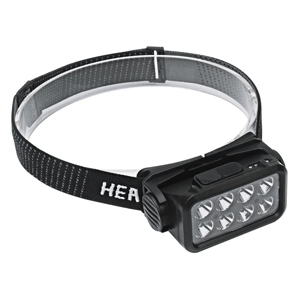 BROUIT LED Motion Sensor Head Torch Headlight Rechargeable Headlamp Waterproof V201-W12520370