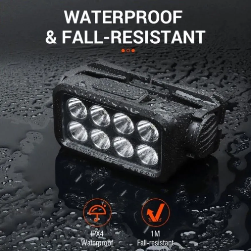 BROUIT LED Motion Sensor Head Torch Headlight Rechargeable Headlamp Waterproof V201-W12520370