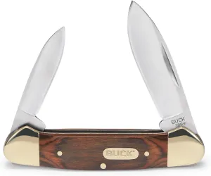 Buck Knives 389 Canoe 2-Blade Folding Pocket Knife with Wood Handle