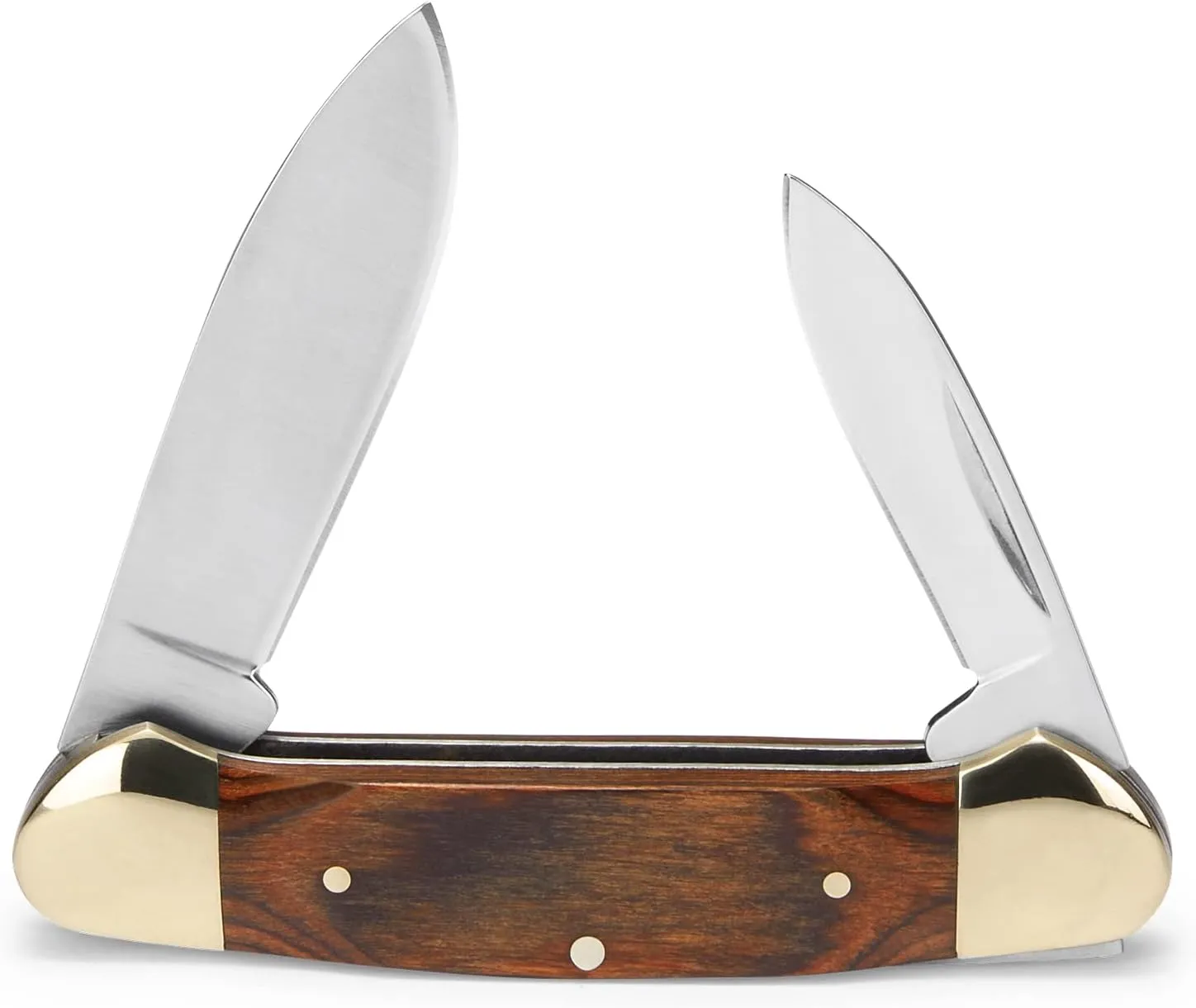 Buck Knives 389 Canoe 2-Blade Folding Pocket Knife with Wood Handle