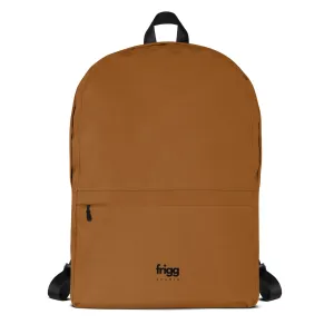 BURNT COFFEE - WATER-RESISTANT BACKPACK WITH LAPTOP POCKET