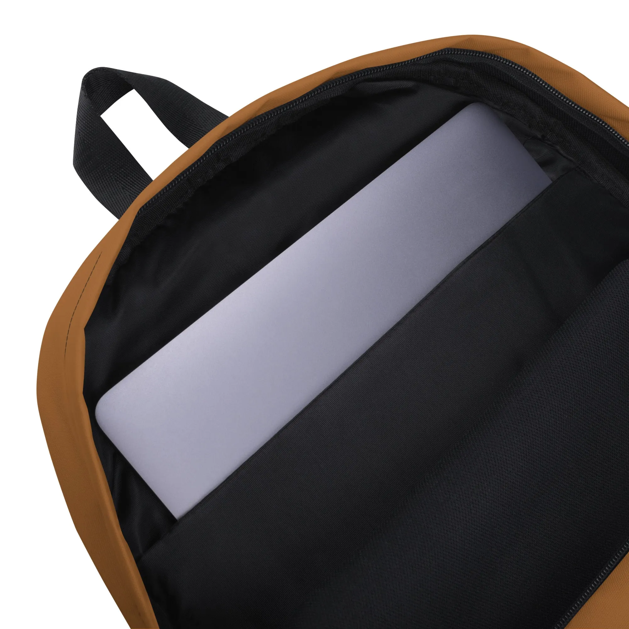 BURNT COFFEE - WATER-RESISTANT BACKPACK WITH LAPTOP POCKET