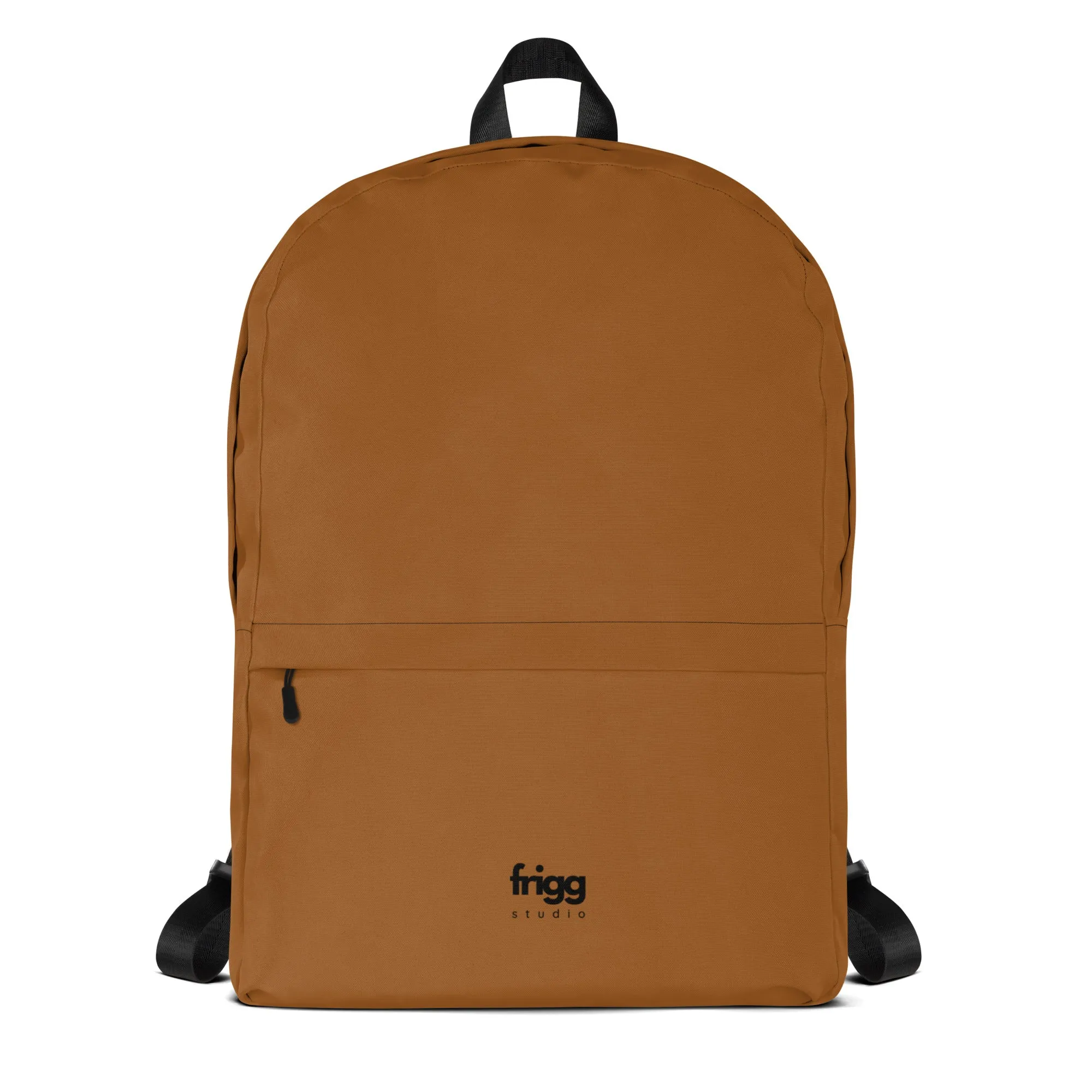 BURNT COFFEE - WATER-RESISTANT BACKPACK WITH LAPTOP POCKET