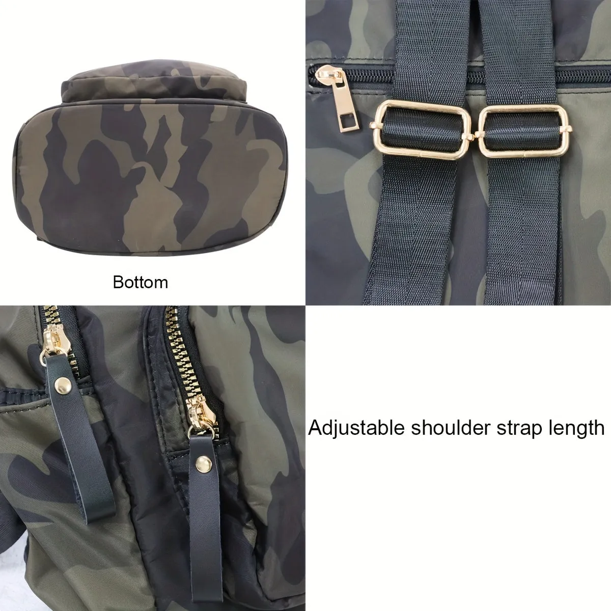 Camouflage Pattern Backpack | Lightweight Waterproof Rucksack