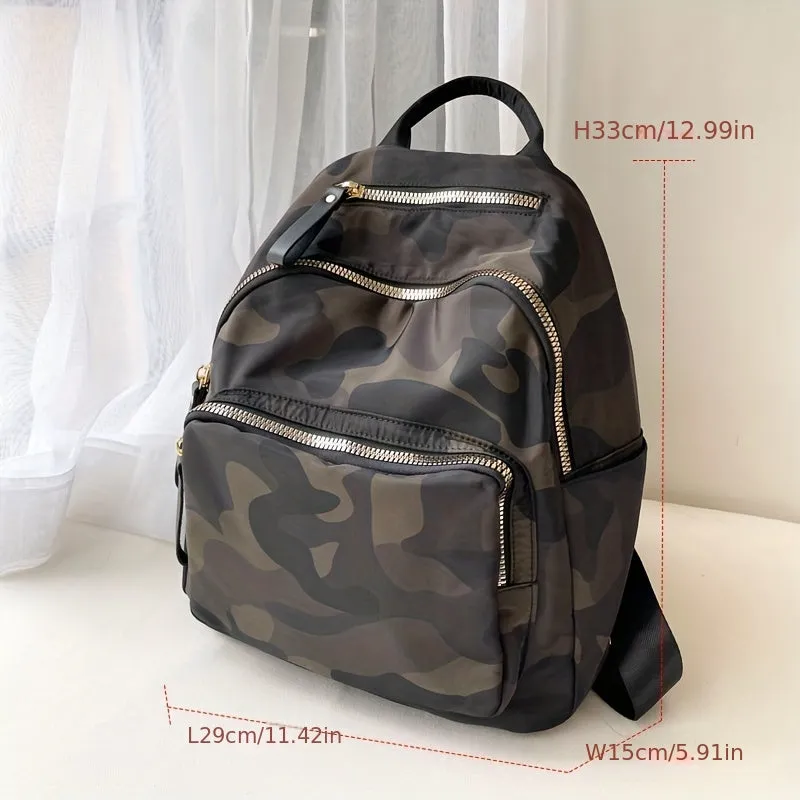 Camouflage Pattern Backpack | Lightweight Waterproof Rucksack
