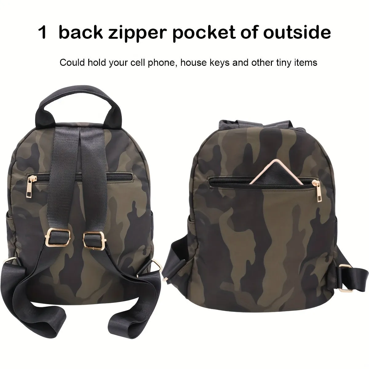 Camouflage Pattern Backpack | Lightweight Waterproof Rucksack