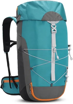 Camping Backpack, Hiking Backpack, 40L Ultra-Light Camping Backpack Waterproof Backpacking Mountaineering Climbing Daypack (Gray : B)