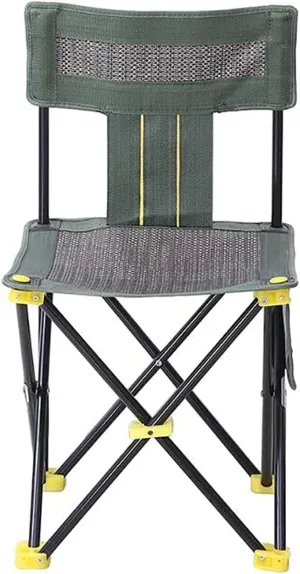 Camping Chair Folding Chairs Lawn Chairs Breathable Outdoor Mesh Chair Portable Beach Fishing Chair Folding Chair Stool With Side Pocket Portable Storage Folding Chair Camp Chair Moon Chair ( Size : 3