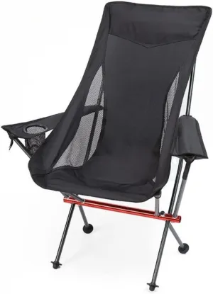Camping Chair Folding Chairs Lawn Chairs Outdoor Camping High Back Chair Portable Ultralight Seat Collapsible Backpacking Chair With Soft Armrests For Hiking Folding Chair Camp Chair Moon Chair ( Colo