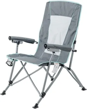 Camping Chair Folding High Back Chair with Cup Holder Hard Armrests Storage Bag with Carrying Bag Fishing Chair