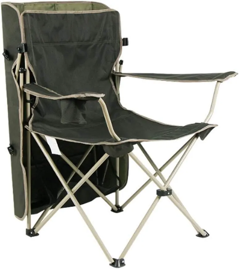 Camping Chair Folding Rocking Chair with Awning, Portable Zero Gravity Recliner for Lawn Camping Chair