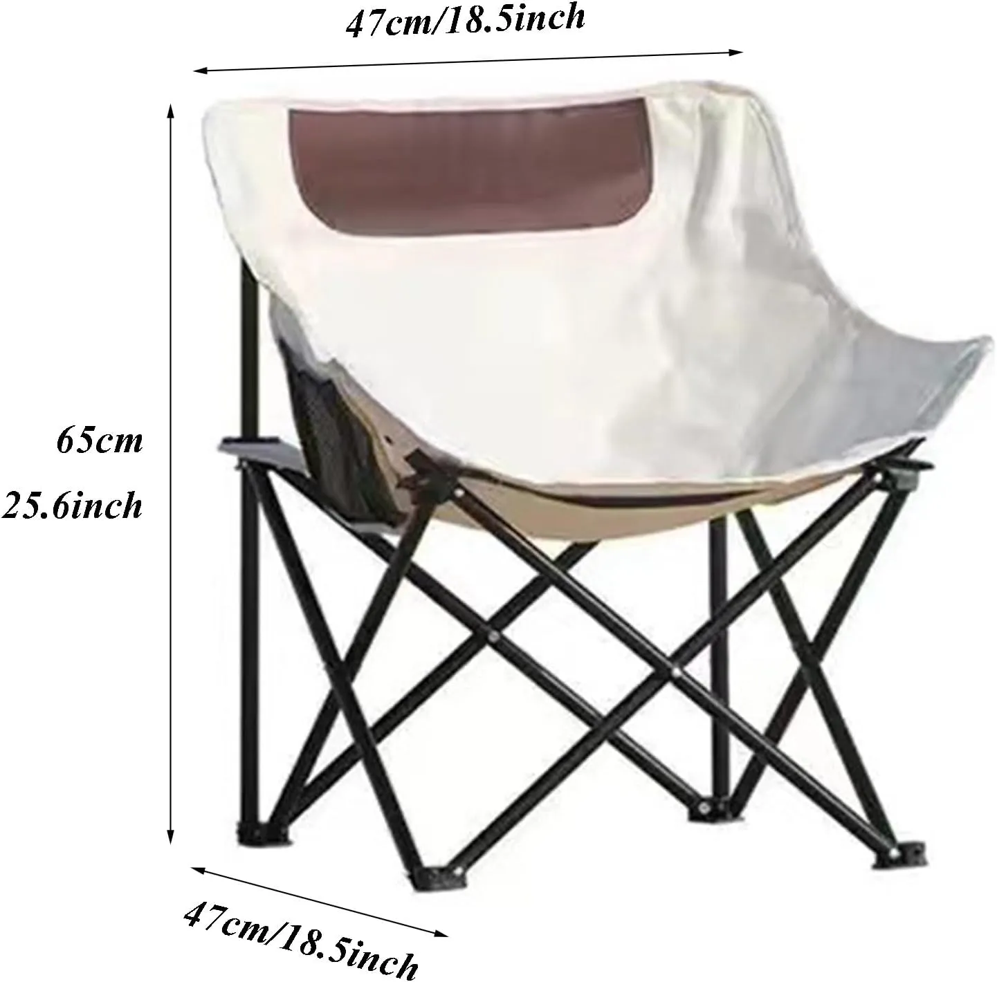 Camping Directors Chair, Heavy Duty, Portable Folding Chair with Pocket for Beach, Fishing, Trip, Picnic, Lawn, Concert Outdoor Foldable Camp Chairs, 120KG Support
