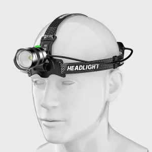 Camping Essentials,Head Torch LED Headlamp Induction Headlight Strong Light Charging Head-Mounted Small Flashlight Outdoor Night Fishing Miner's Lamp Long Battery Life Outdoor headlamps