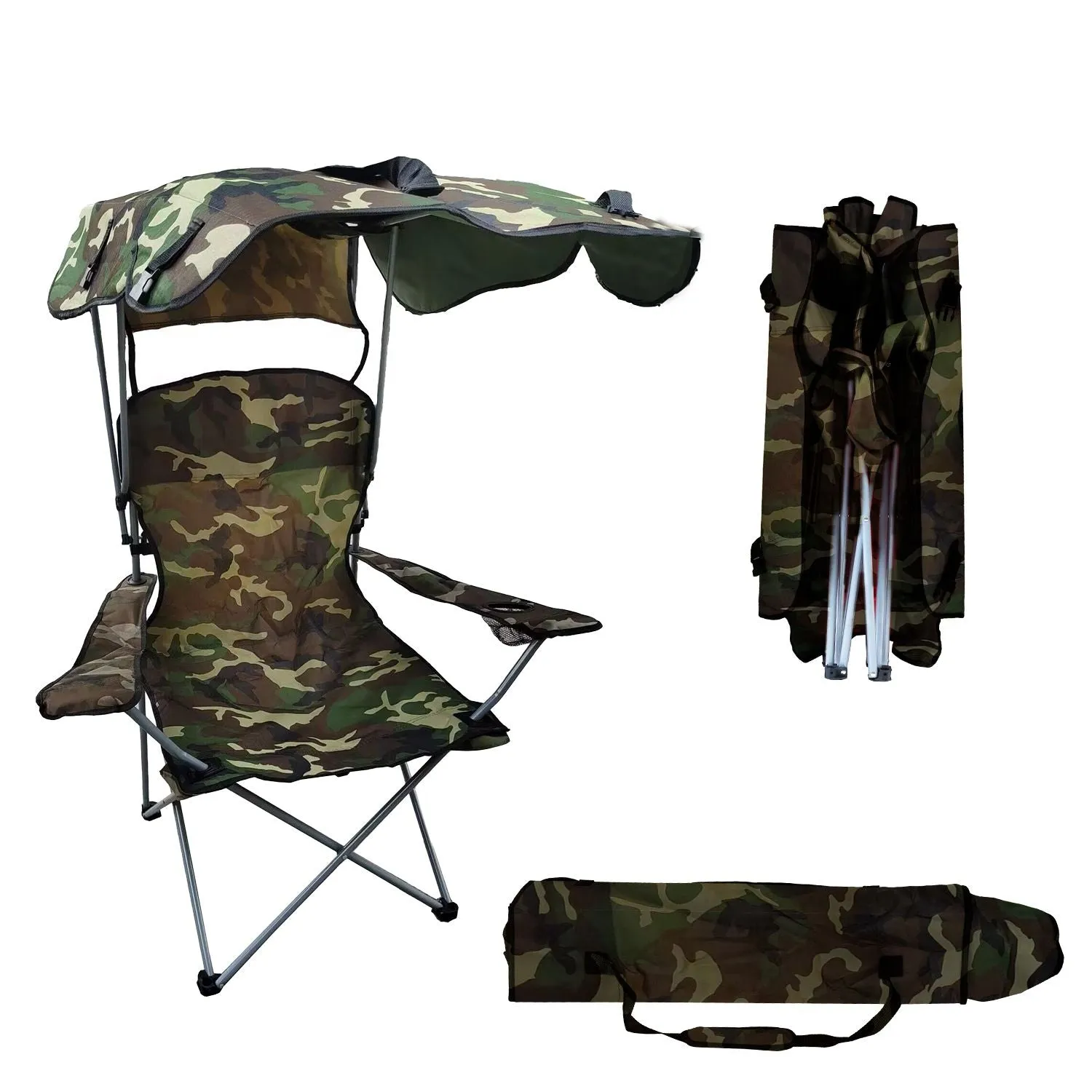 Camping Sun Lawn Quick resolution Folding Canopy Chair Chair Easy-to-use Beach Load Foldable Seat Canopy 330LBS Protection