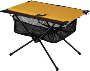 Camping Table Lightweight Portable Folding Table with Mesh Storage Net Animal Deer Yellow Ideal for Camping Hiking Beach Picnic Travel Backyard