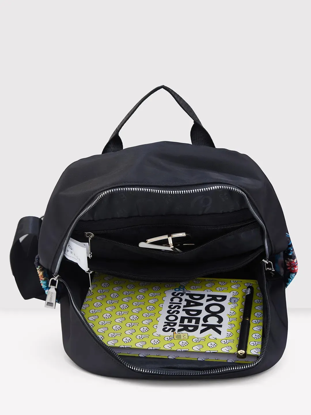 Caprese Jade Medium Blue Backpack
