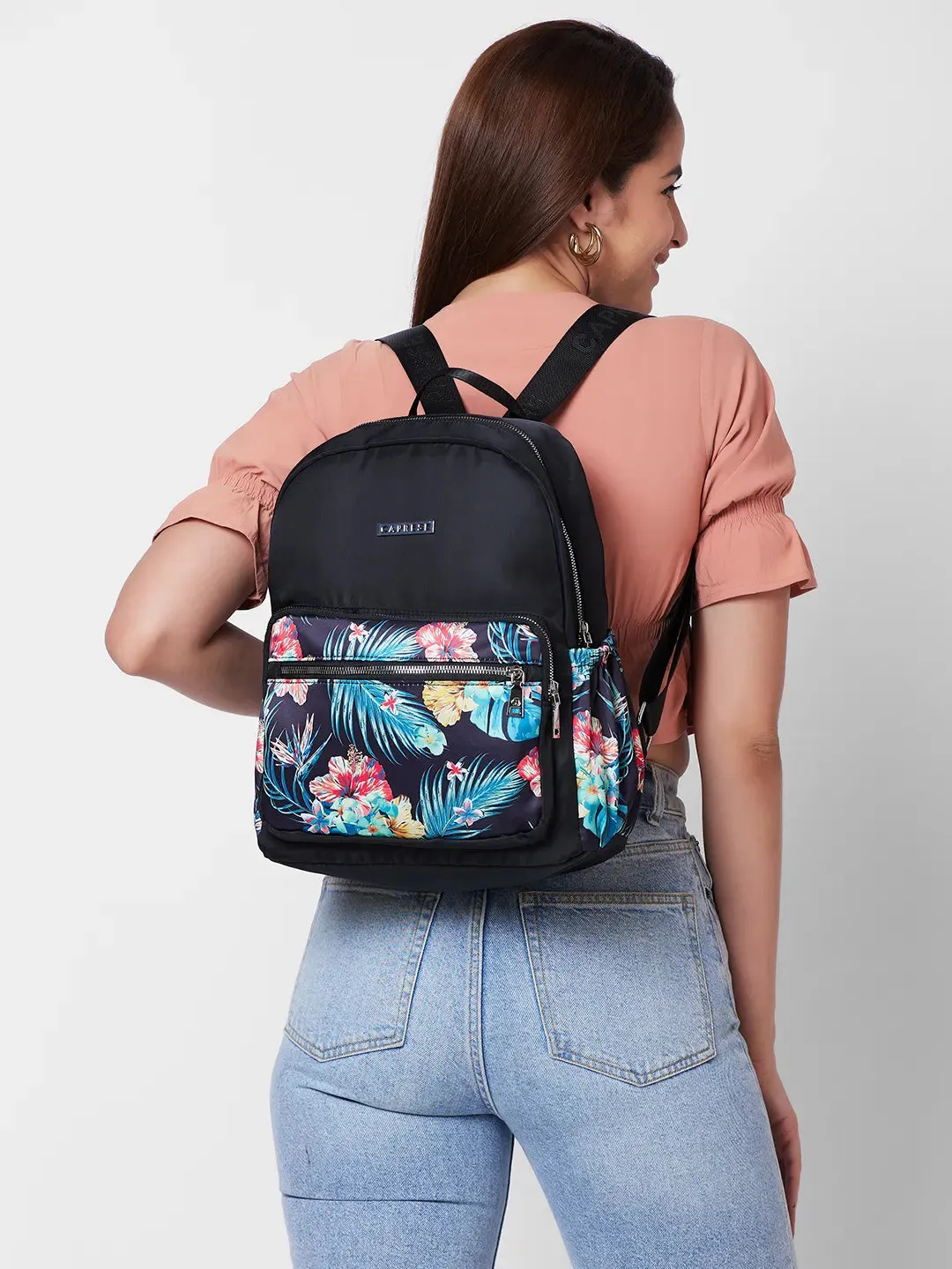 Caprese Jade Medium Blue Backpack