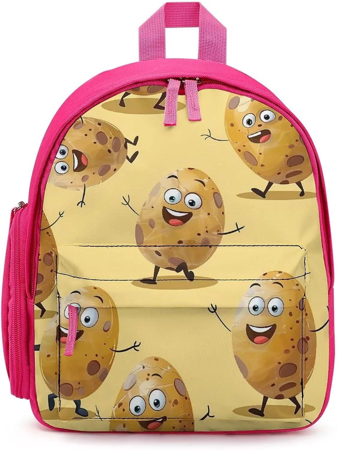 Cartoon Potato Cute Backpack Lightweight Mini Shoulder Bag Travel Daypack for Camping Picnic
