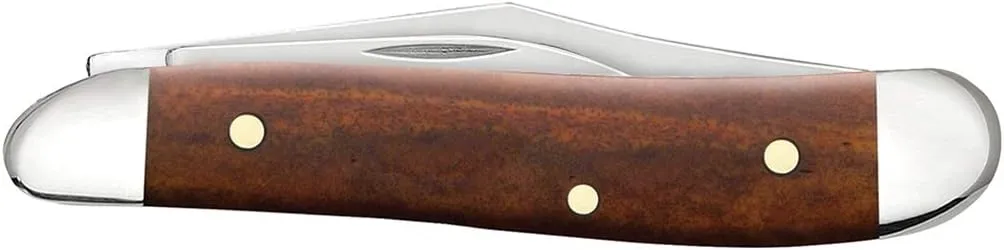Case WR XX Pocket Knife Chestnut Smooth Bone Peanut Item #28702 - (6220 SS) - Length Closed: 2 7/8 Inches