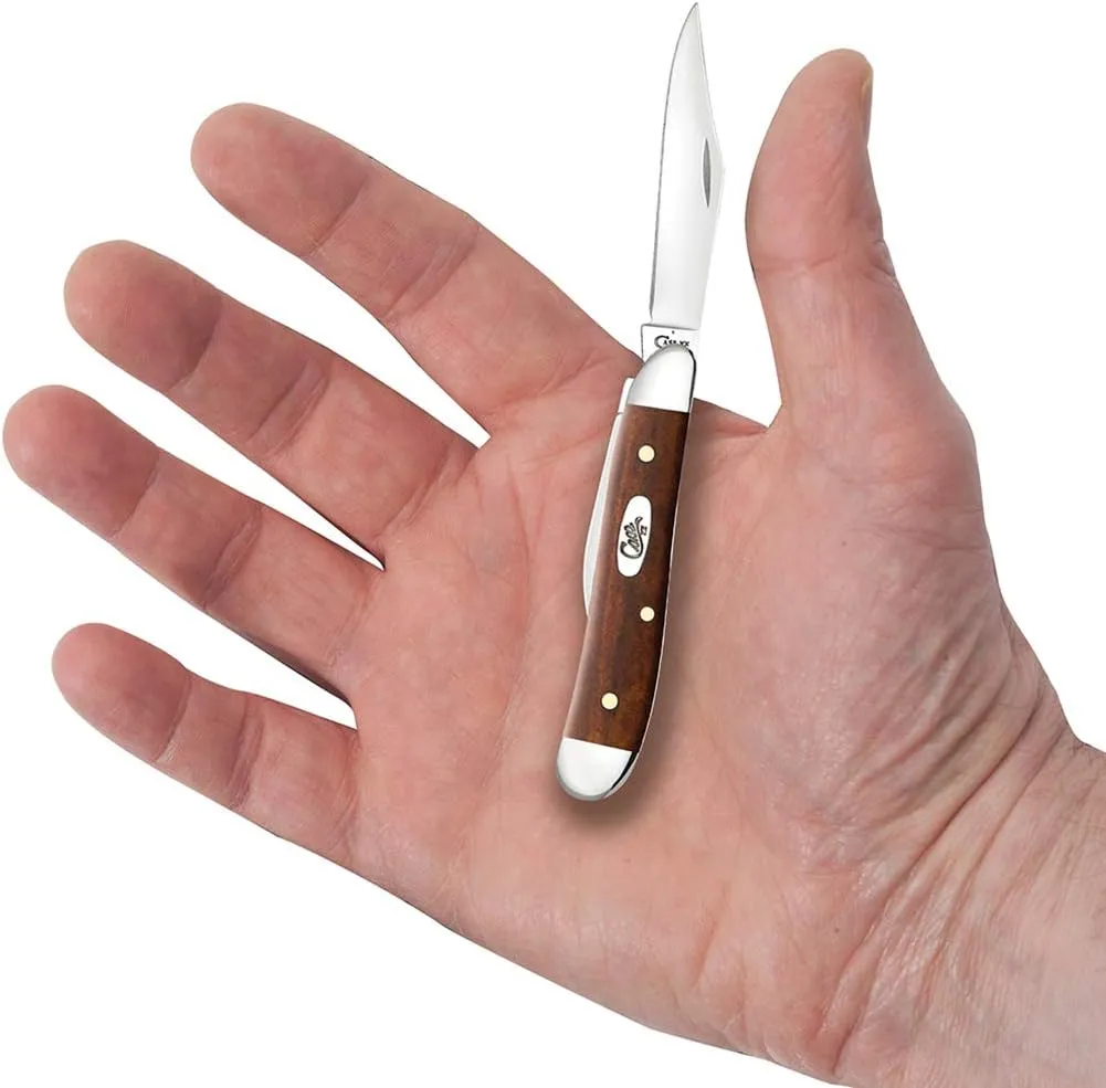 Case WR XX Pocket Knife Chestnut Smooth Bone Peanut Item #28702 - (6220 SS) - Length Closed: 2 7/8 Inches