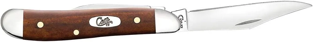 Case WR XX Pocket Knife Chestnut Smooth Bone Peanut Item #28702 - (6220 SS) - Length Closed: 2 7/8 Inches