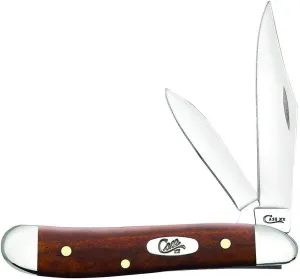 Case WR XX Pocket Knife Chestnut Smooth Bone Peanut Item #28702 - (6220 SS) - Length Closed: 2 7/8 Inches