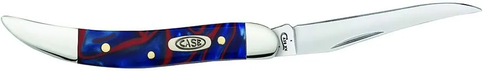 Case WR XX Pocket Knife Patriot Kirinite Small Texas Toothpick Item #11202 - (1010096 SS) - Length Closed: 3 Inches