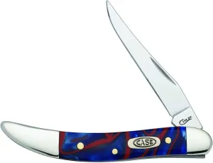 Case WR XX Pocket Knife Patriot Kirinite Small Texas Toothpick Item #11202 - (1010096 SS) - Length Closed: 3 Inches