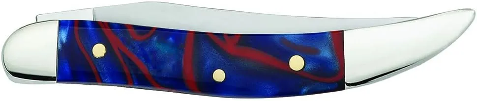 Case WR XX Pocket Knife Patriot Kirinite Small Texas Toothpick Item #11202 - (1010096 SS) - Length Closed: 3 Inches