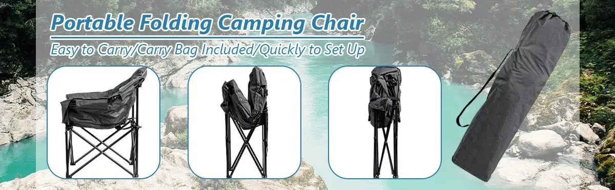 Chair Bag Vibrant Big offer Camping Moon Folding with Padded Carry