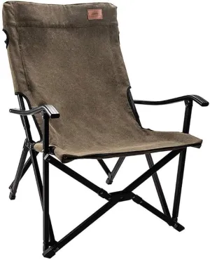 Chairs Camping Chair Oversized Camping Folding Chair Aluminum Frame Folding Beach Chair for Adult Travel Hiking Folding Chairs,Grey, Brown