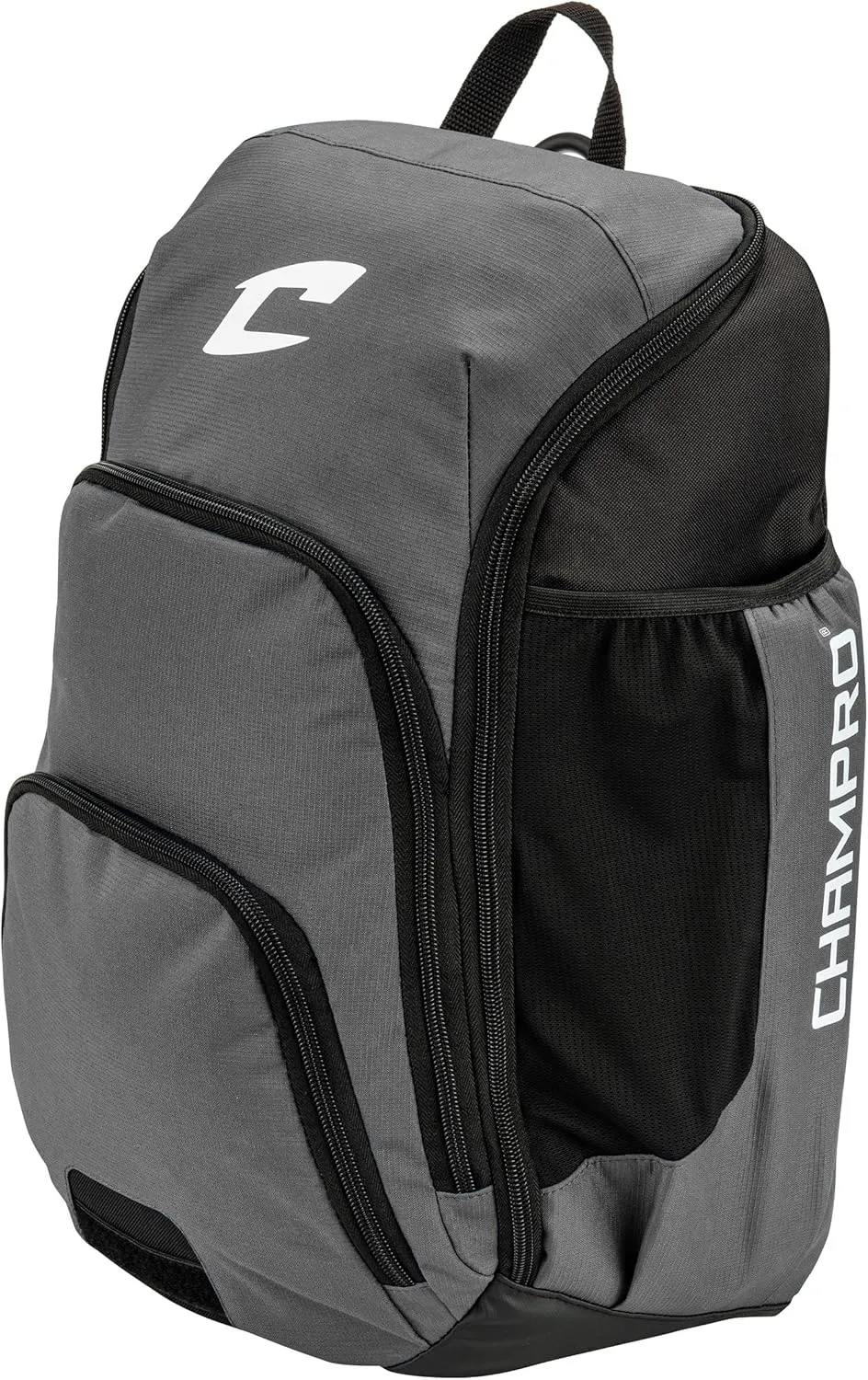 Champro Seige Backpack, Grey, 18" H x 12" W x 8" D