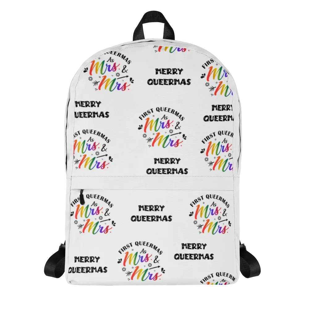 Christmas LGBTQ Water Resistant Backpack