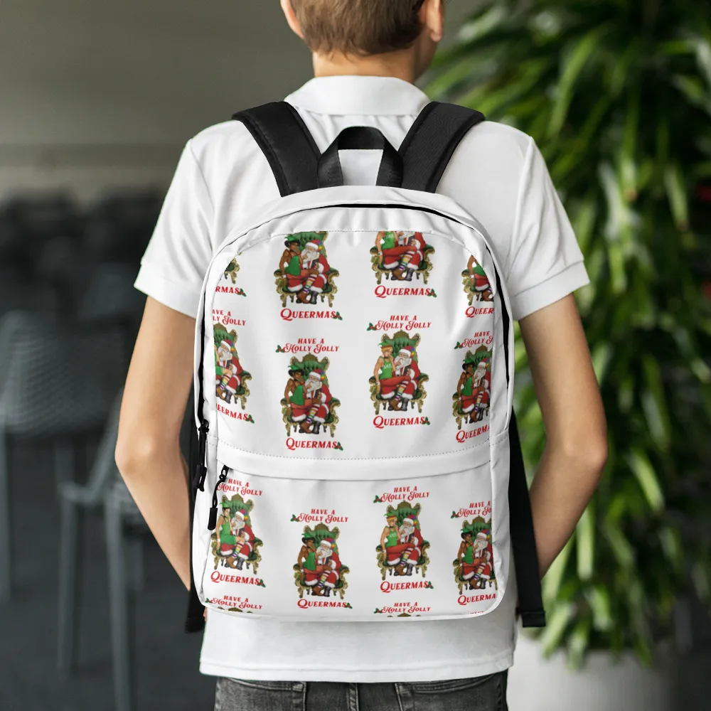 Christmas LGBTQ Water Resistant Backpack