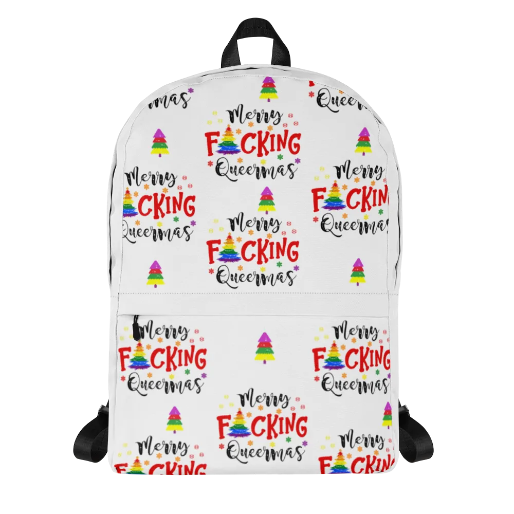 Christmas LGBTQ Water Resistant Backpack