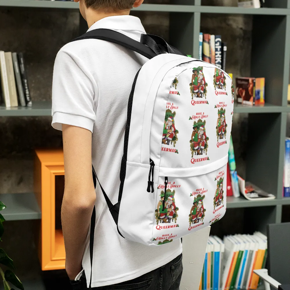 Christmas LGBTQ Water Resistant Backpack