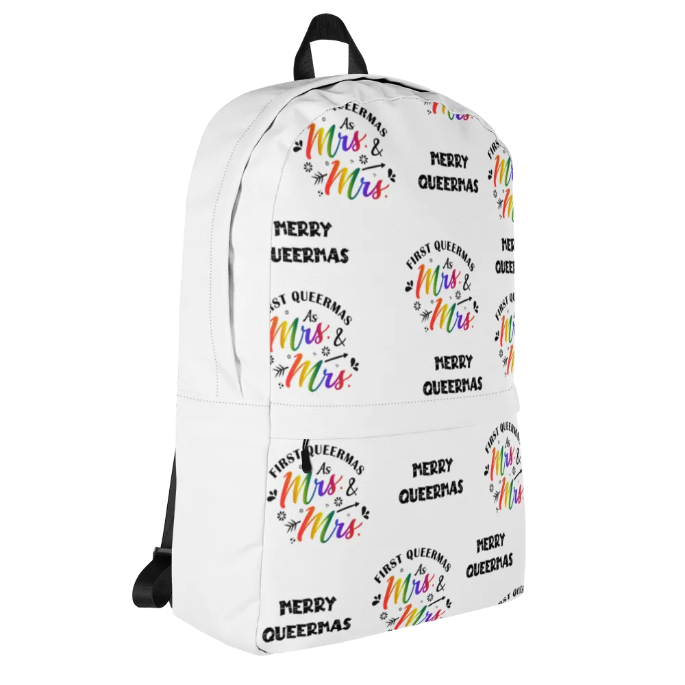 Christmas LGBTQ Water Resistant Backpack