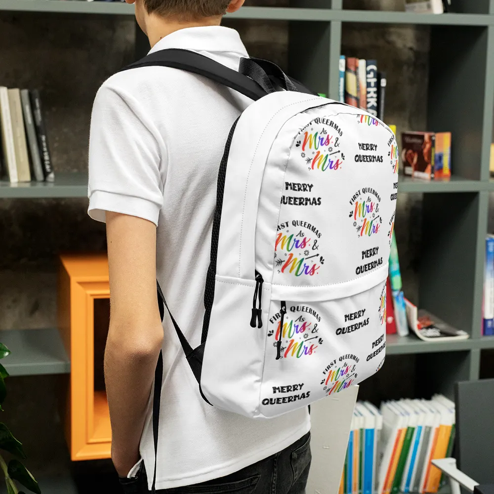 Christmas LGBTQ Water Resistant Backpack
