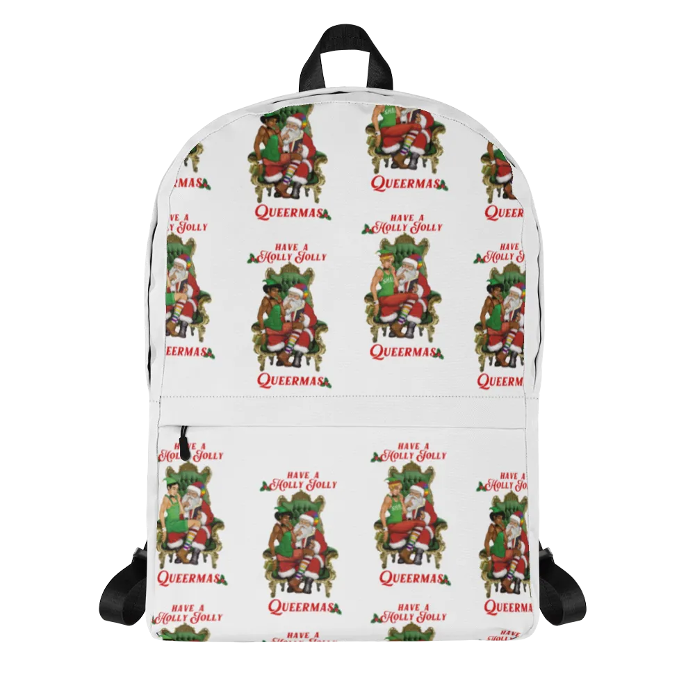 Christmas LGBTQ Water Resistant Backpack