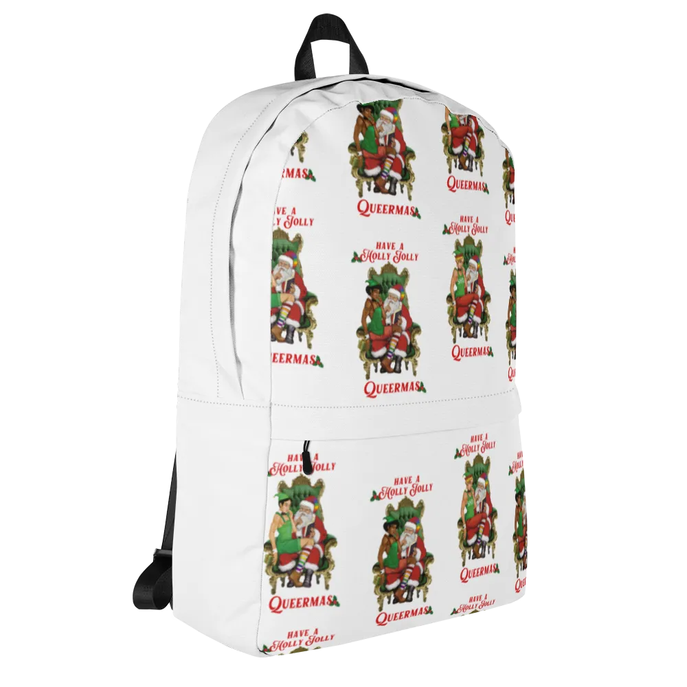 Christmas LGBTQ Water Resistant Backpack